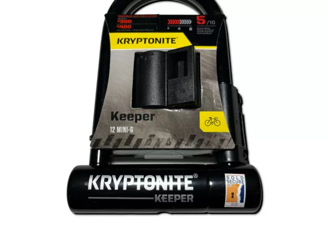 Antivols en U Kryptonite : Antivol U compact Kryptonite Keeper