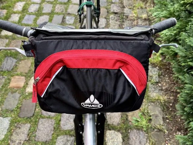 Vaude Road Klickfix sacoche occasion rouge et noir