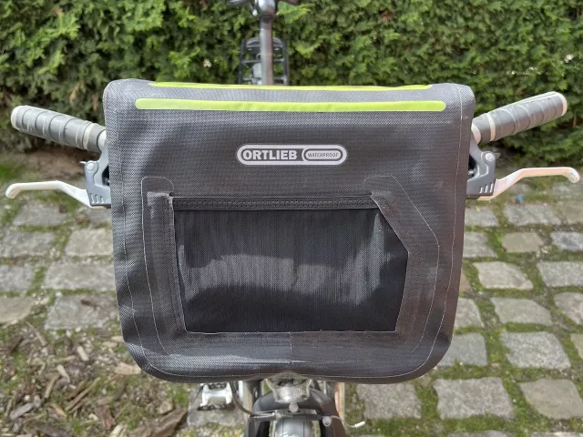 Ortlieb E-Glow Noir 7 litres